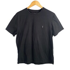 All Saints Tee Black Crew Neck Mens XL Old Money Luxury Normcore